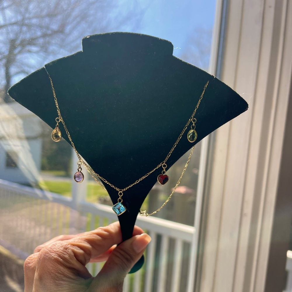 Gemstone necklace